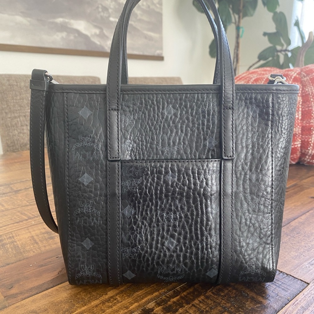 MCM Mini Toni Top Zip Shopper Tote - Picture 2 of 8